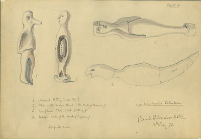 Collection de M. Shapira, planche 4, 1872 - Claude Conder